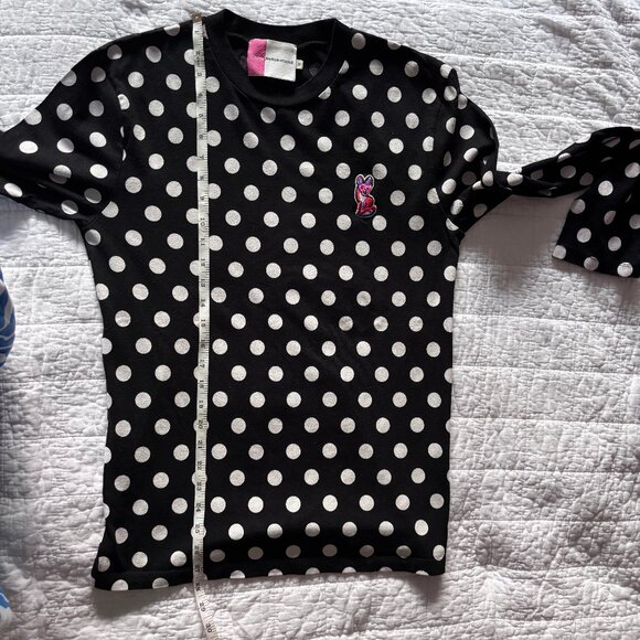 SzM Maison Kitsuné Unisex ACIDE Polka Dot Long Sleeve Shirt - Limited Edition - Picture 13 of 16